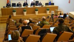 Sesi�n del Consello de Goberno de la Universidade de Vigo, celebrada este jueves