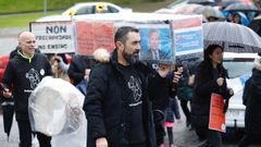 Marcha f�nebre por la educaci�n p�blica en Ferrol