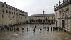 Colas en Santiago el 1 de enero para entrar a la catedral por la Puerta Santa