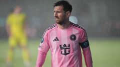 Messi, durante el partido de este mi�rcoles con el Inter Miami.