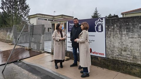Cristina Garc�a, Juan Jos� Blanco y Sol Agra visitaron las obras