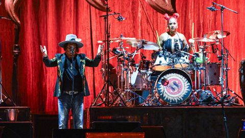 Zucchero durante un concierto en el a�o 2025 en Roma