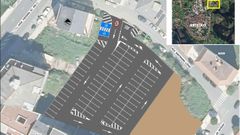 El nuevo aparcamiento est� situado en el alto de Arteixo.