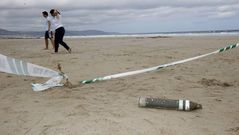 Ob�s encontrado en la playa de Fontenla Balea, Barreiros