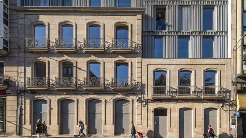 Edificio de Jorreto en la r�a Progreso de Ourense
