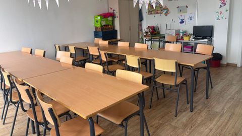 Imagen del comedor del colegio.