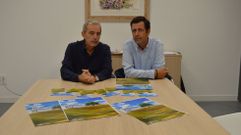 El doctor Carlos N�zara y el edil Marcos Guisasola explicaron ayer el programa del congreso m�dico en Sanxenxo