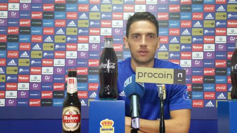 David Rocha en la rueda de prensa de esta ma�ana