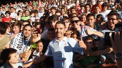 Aspas inicia oficialmente el domingo su nueva etapa como celeste.