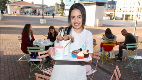 Happy Bake abri� un despacho de caf� y reposter�a en la naronesa plaza de Galicia