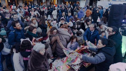 Ambientazo en O Carballi�o para tomar las uvas a media tarde
