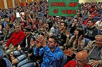 La anterior asamblea fue reventada por los opositores.