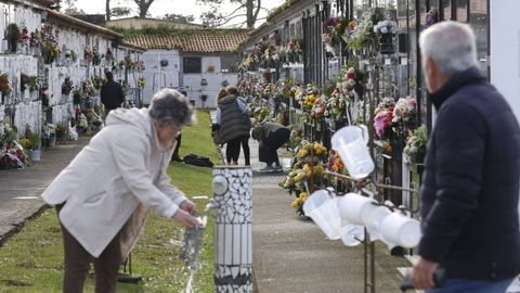 Todos los Santos en el cementerio de Catabois, Ferrol