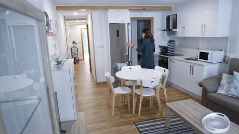 Piso en alquiler ofertado por la inmobiliaria Artemisa, en foto de archivo.