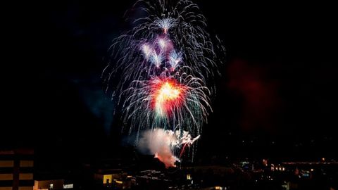 Fuegos artificiales de San Mateo en Oviedo 2025