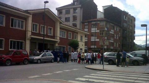 El anticuado centro de salud de Pola de Lena.El anticuado centro de salud de Pola de Lena