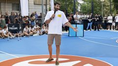 Ricky Rubio, en un acto reciente en Badalona