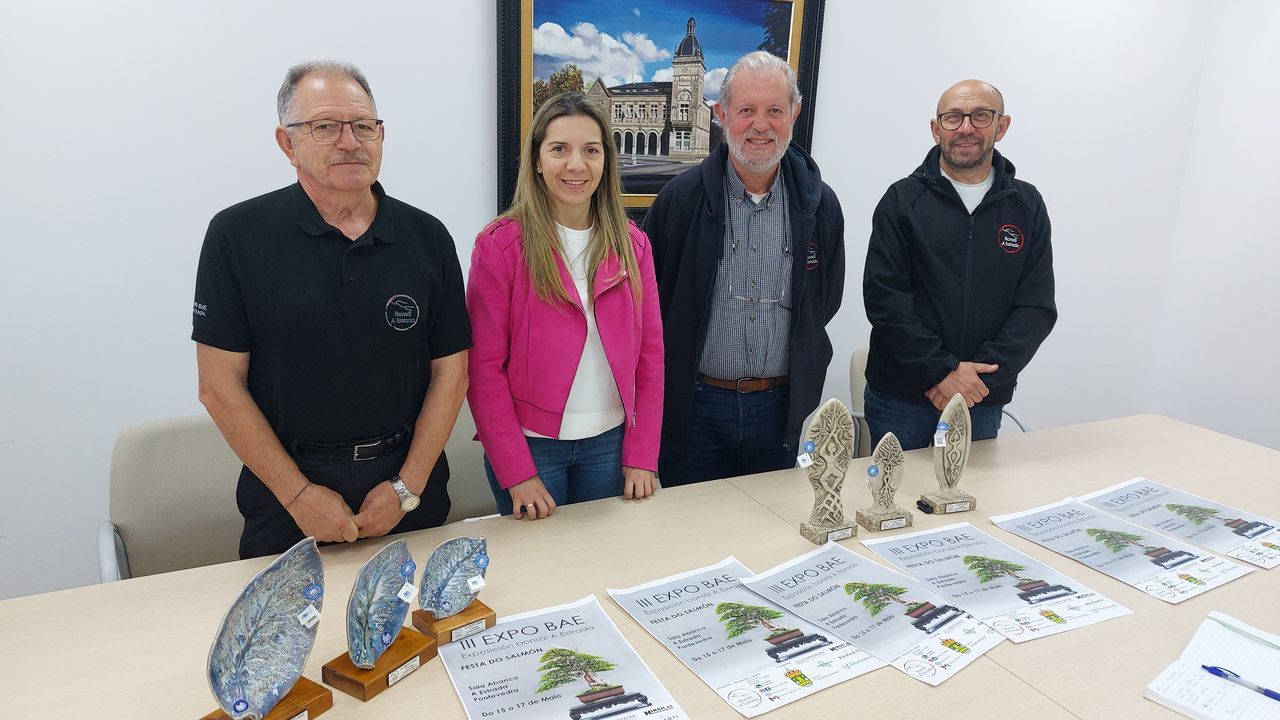 A Estrada abrirá una ventana al arte del bonsái del día 15 al 17