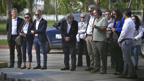 El padre de Claudia Tacoronte, acompa�ado de c�nsules espa�oles y abogados acudieron a la Casa de la Cultura de Cuautla, en M�xico
