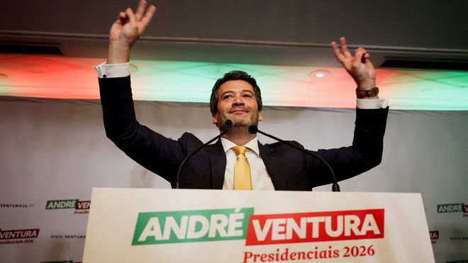 Andr&eacute; Ventura, candidato ultra a la Presidencia lusa.
