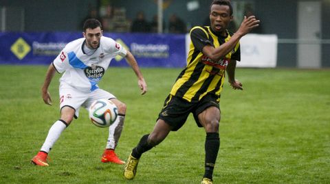 Las im�genes del partido Ribadumia contra Deportivo B