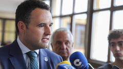El consejero de Hacienda, Justicia y Asuntos Europeos, Guillermo Pelez