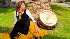 Lola Navia era integrante del grupo de m�sica tradicional�Os Terribles de Arousa