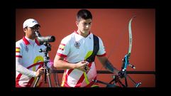 Miguel Alvari�o, durante la competici�n en R�o de Janeiro