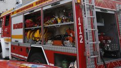 Imagen de archivo de una intervenci�n de los bomberos de Arteixo