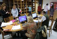 Las instalaciones del Colegio de Procuradores en los juzgados, siempre a pleno rendimiento. 