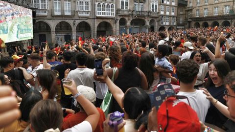 Pantalla gigante en Ourense.