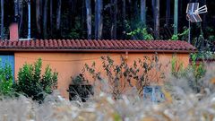 Vivienda donde se produjo el suceso, en Sedes (Nar�n)