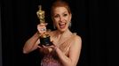 Jessica Chastaian ganó con «Los ojos de Tammy Faye» el Óscar a mejor actriz protagonista en la 94 edición de estos premios