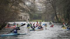 A Derradeira N�utica, en el r�o Arnoia, en Allariz