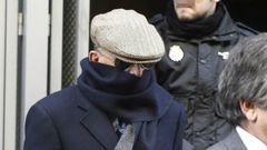 El exinspector Juan Antonio Gonz�lez Pacheco, �Billy el Ni�o�, a la salida de la Audiencia Nacional 