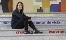 Roc�o Romar dio a conocer el Proxecto Terra a los futuros profesores de Primaria y de ESO. 