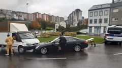 Un coche en sentido contrario provoc� la colisi�n.