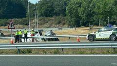 El accidente mortal de este domingo en la A-6 tuvo lugar en Lugo, en el desv�o 500, en O Ceao