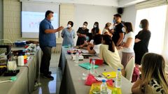 Los profesores que participan en el curso de formaci�n del proyecto Erasmus+ que se desarrolla en Atenas, en Grecia