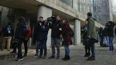 En una imagen de archivo, edificio principal de los juzgados de Santiago, en el que tiene su sede la secci�n sexta de la Audiencia Provincial