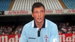 Lubo Penev,�en su presentaci�n con el Celta en 1998