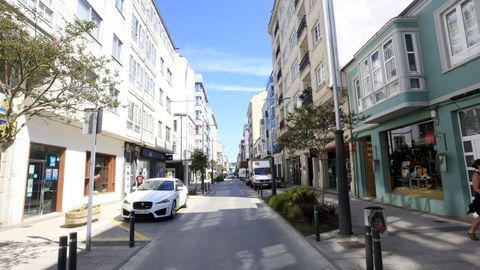En el centro de Sarria hay algo más de una veintena de ofertas de alquiler