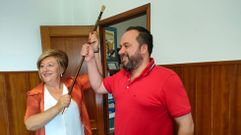 Investidura de C�sar Poza (PSOE) como alcalde de Vilaboa, primera mayor�a absoluta en este concello desde 1995