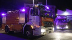 Foto de archivo de una intervencin de los bomberos de Viveiro