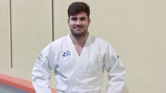 Bruno Calvo, durante uno de sus entrenamientos en Culleredo.