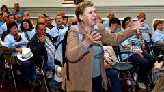 La tensi�n de la sesi�n en im�genes