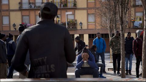 Nuevos disturbios en el barrio madrile�o de Lavapi�s
