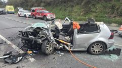 Imagen del accidente ocurrido esta ma�an en Soandres