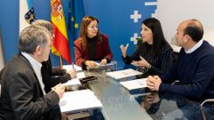 Marta Villaverde recibi� en su despacho a Mar�a Sampedro