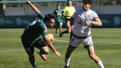 Ochoa puso en muchos apuros a los zagueros vascos
